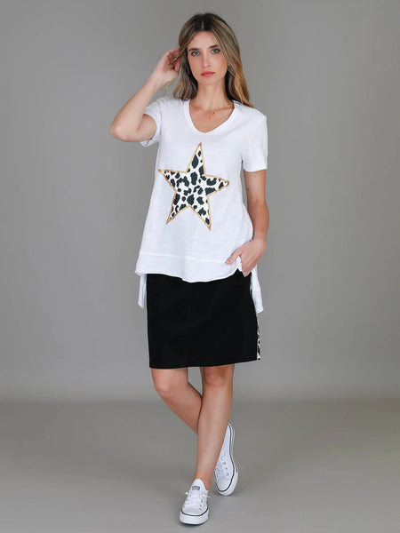 Coco Leopard Star Tee