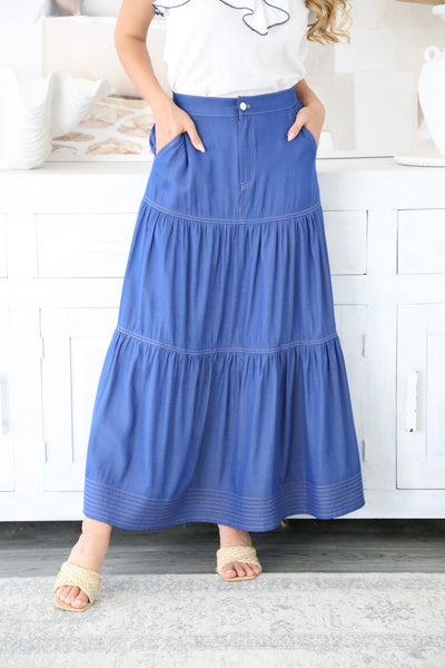 Chambray Skirt