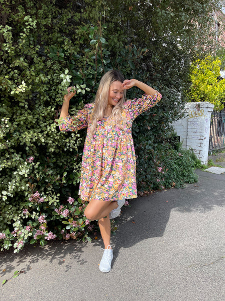 Floral Box Dress