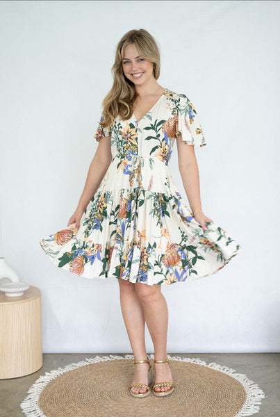 Short Floral Selma Dress