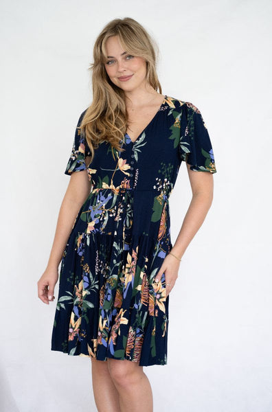 Short Floral Selma Dress