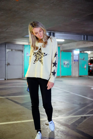 Leopard Star x6 Sweater
