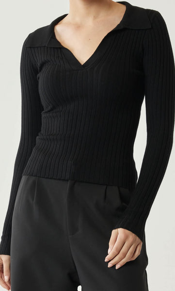 Black Collar Knit